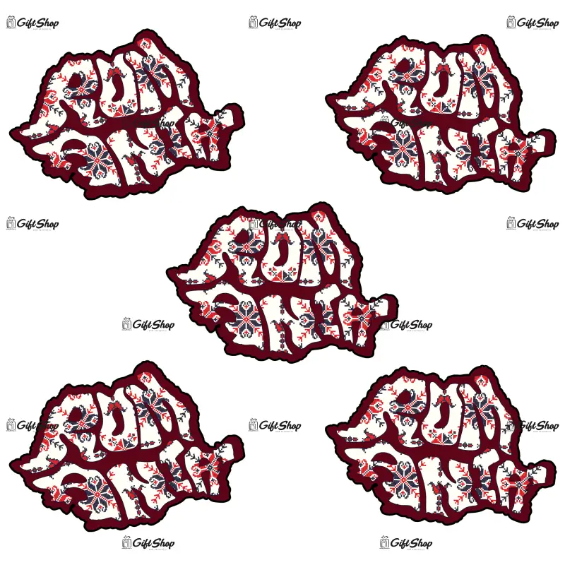 Harta, romania, magnet frigider mgs014